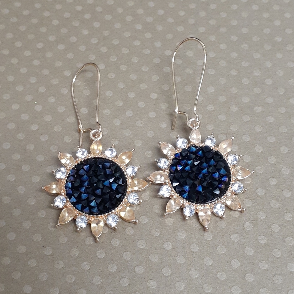 Sunflower earrings